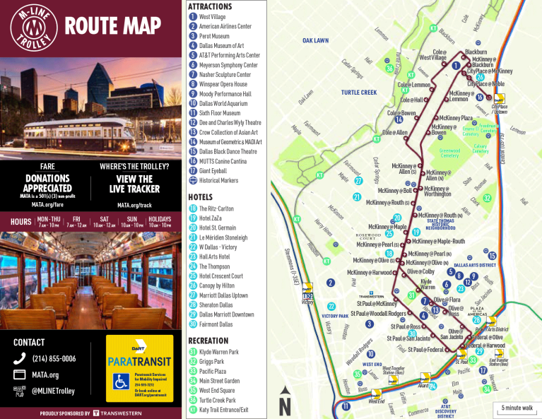 M Line Route Map